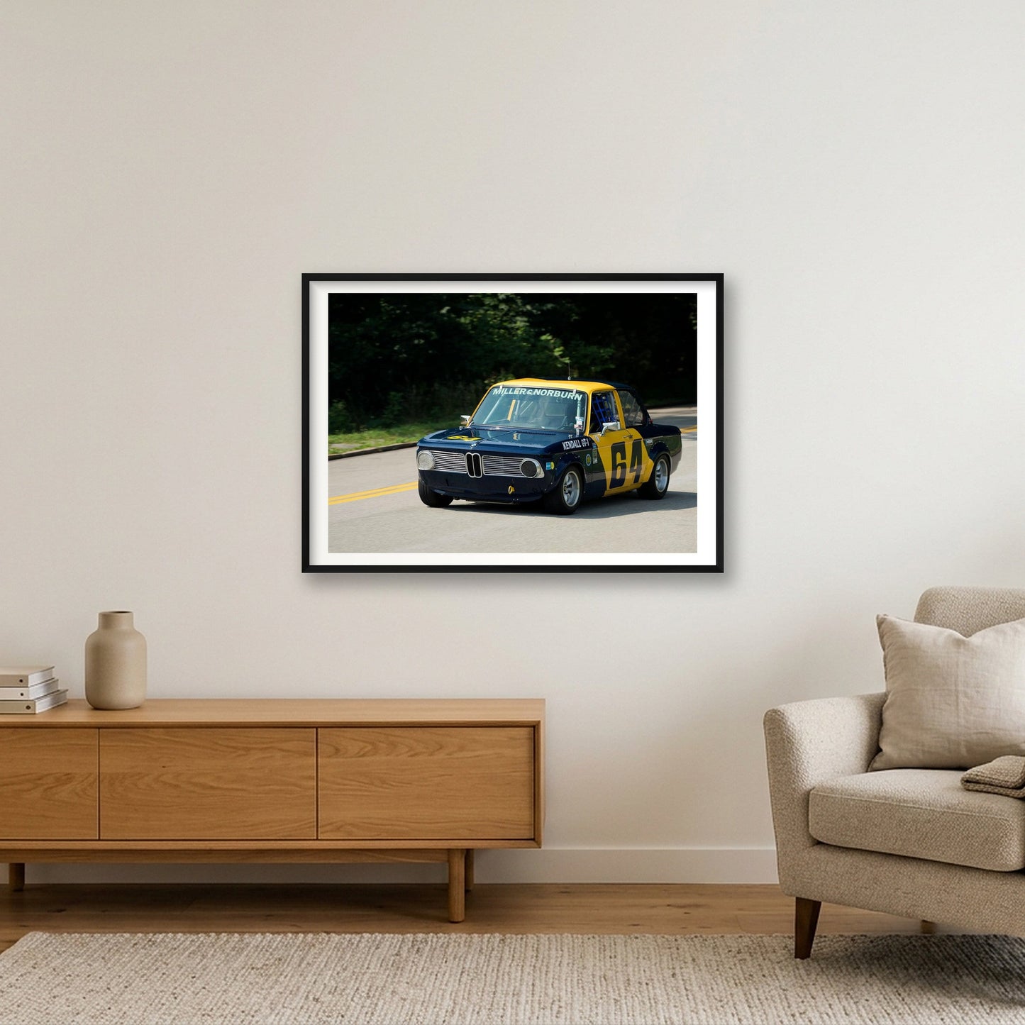 Miller & Norburn 2002 — 100×70cm, 39×28" Black Frame