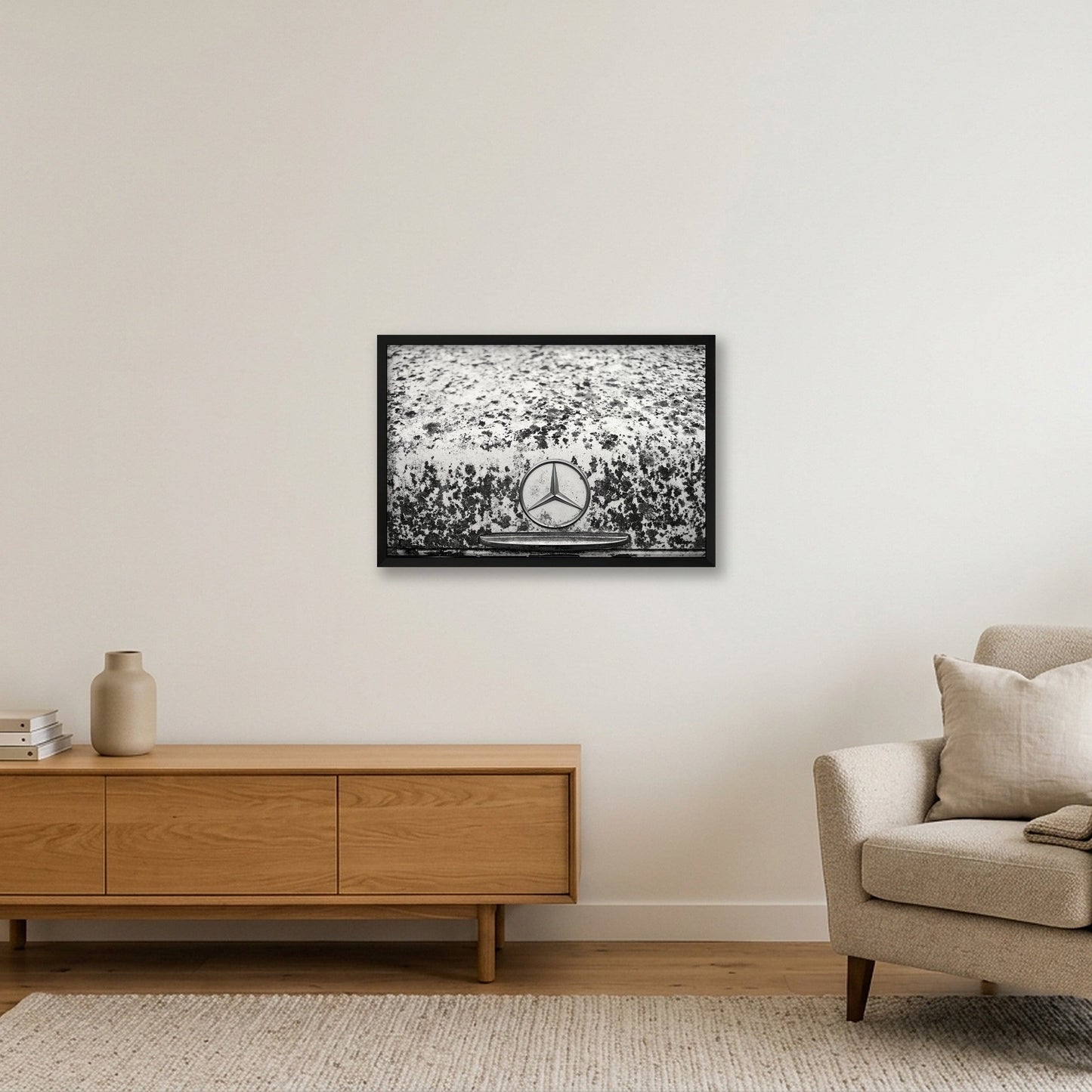 Forgotten Mercedes — 60×40cm, 24×16" Black Frame