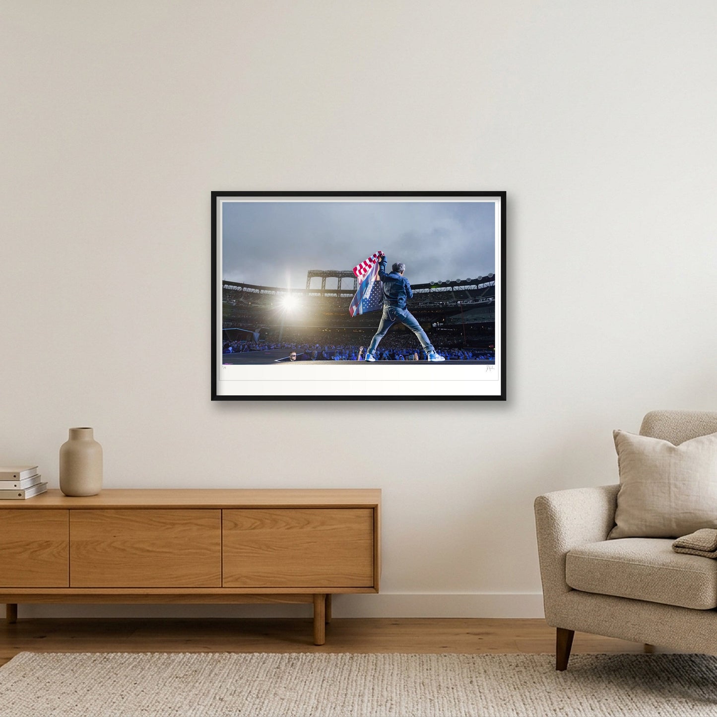 American Filipino Journey — 100×70cm, 39×28" Black Frame