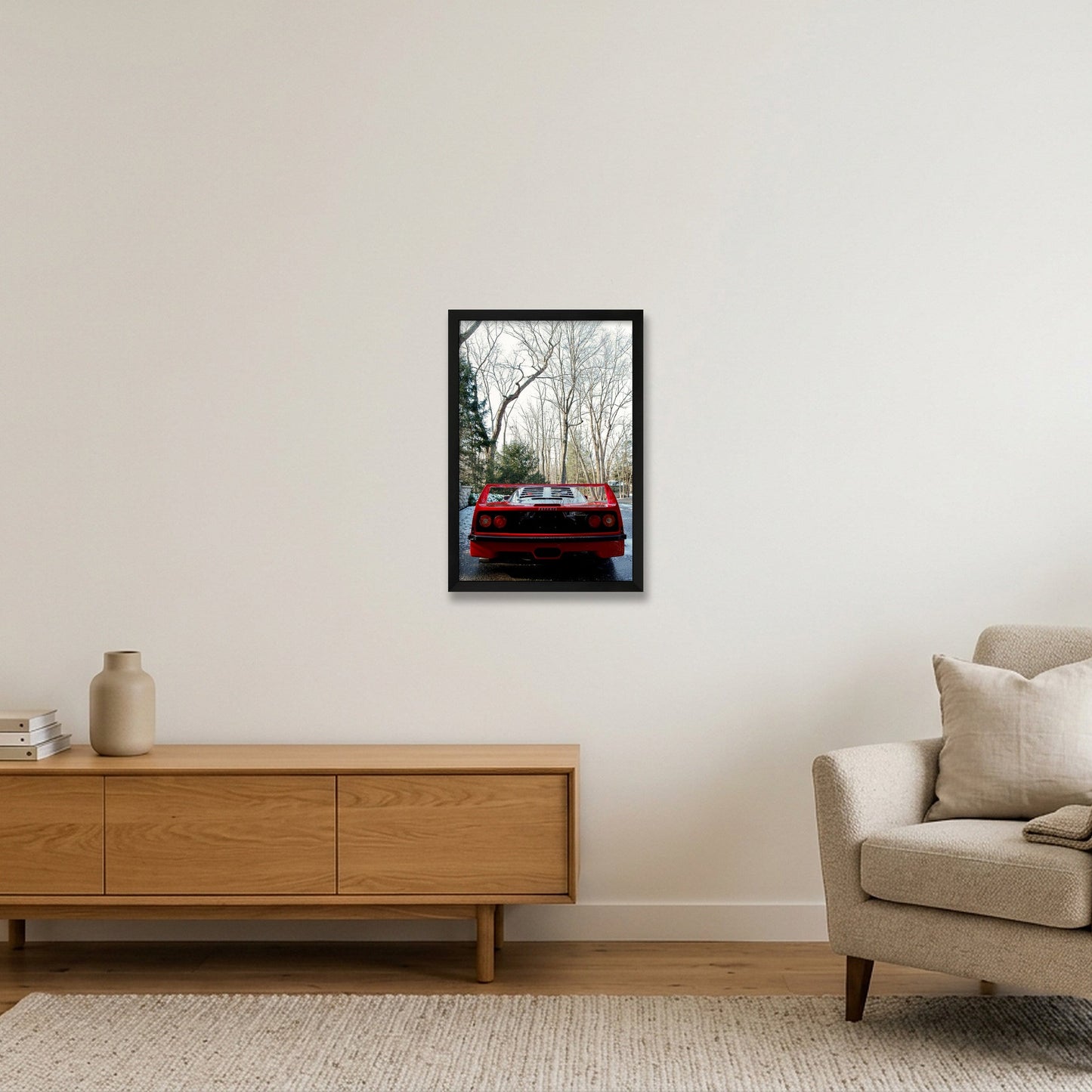 F40 — 30×45cm, 12×18" Black Frame