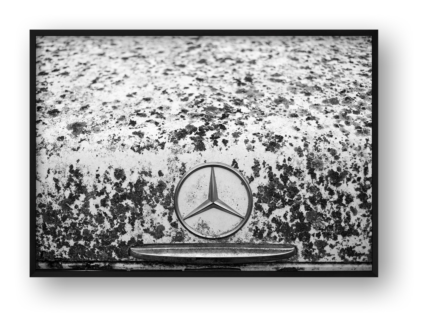 Forgotten Mercedes — framed