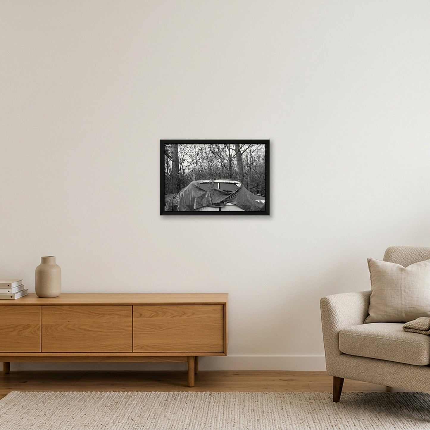Covered — 45×30cm, 18×12" Black Frame