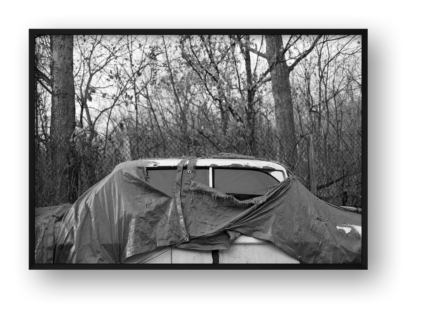 Covered — framed