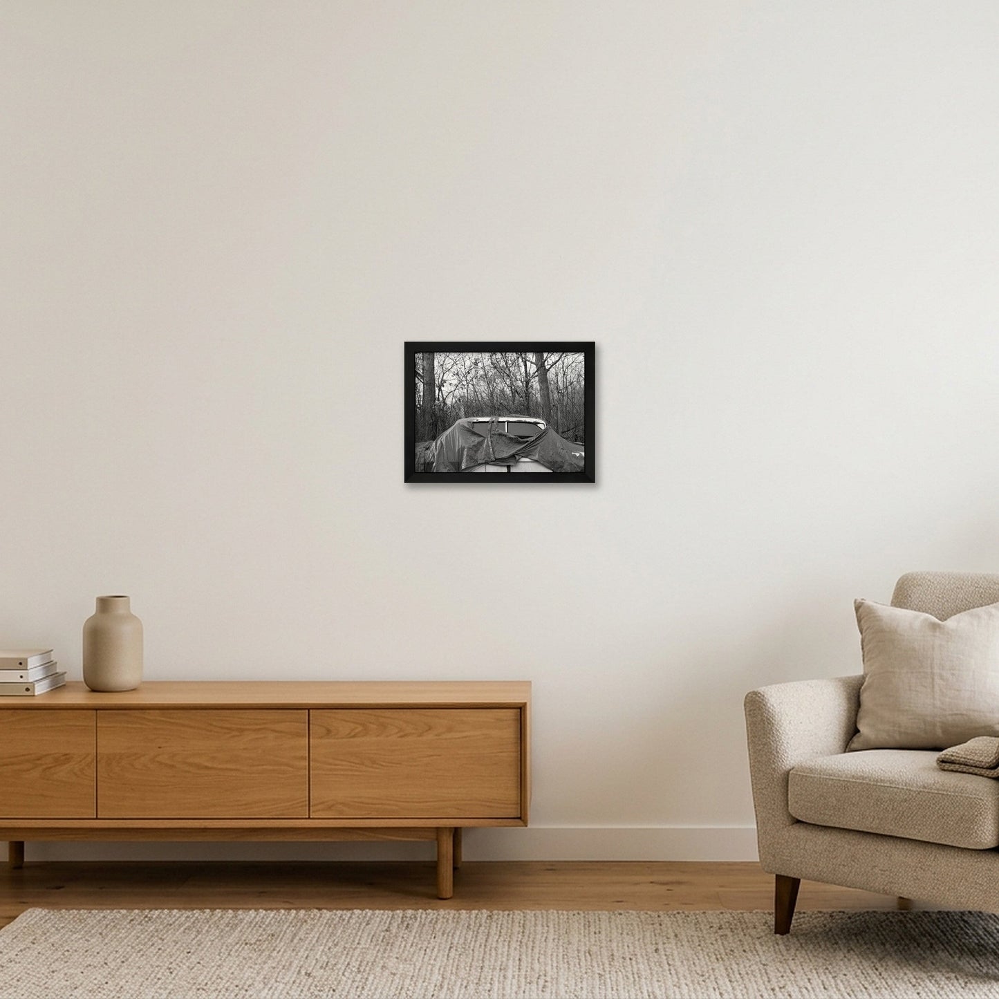 Covered — A4 (30×21cm, 12×8") Black Frame