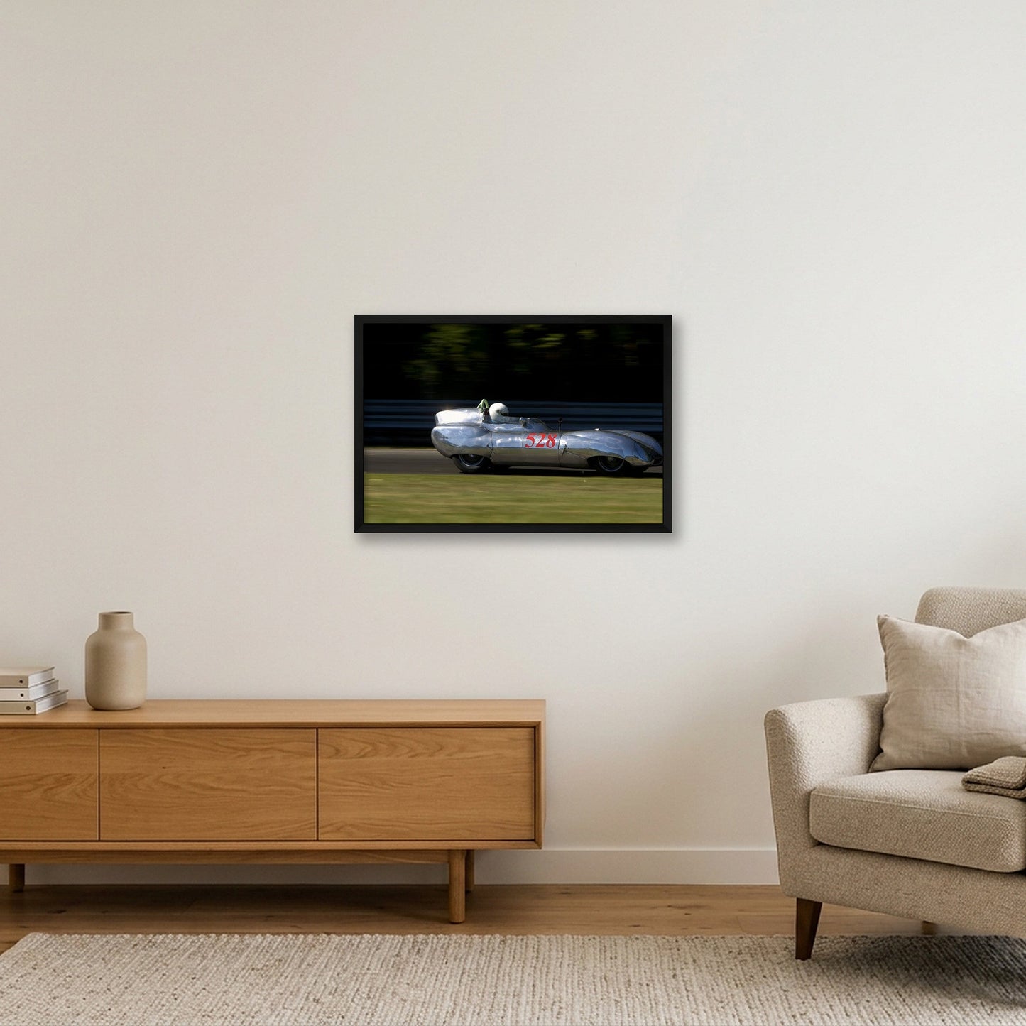 Lotus — 60×40cm, 24×16" Black Frame