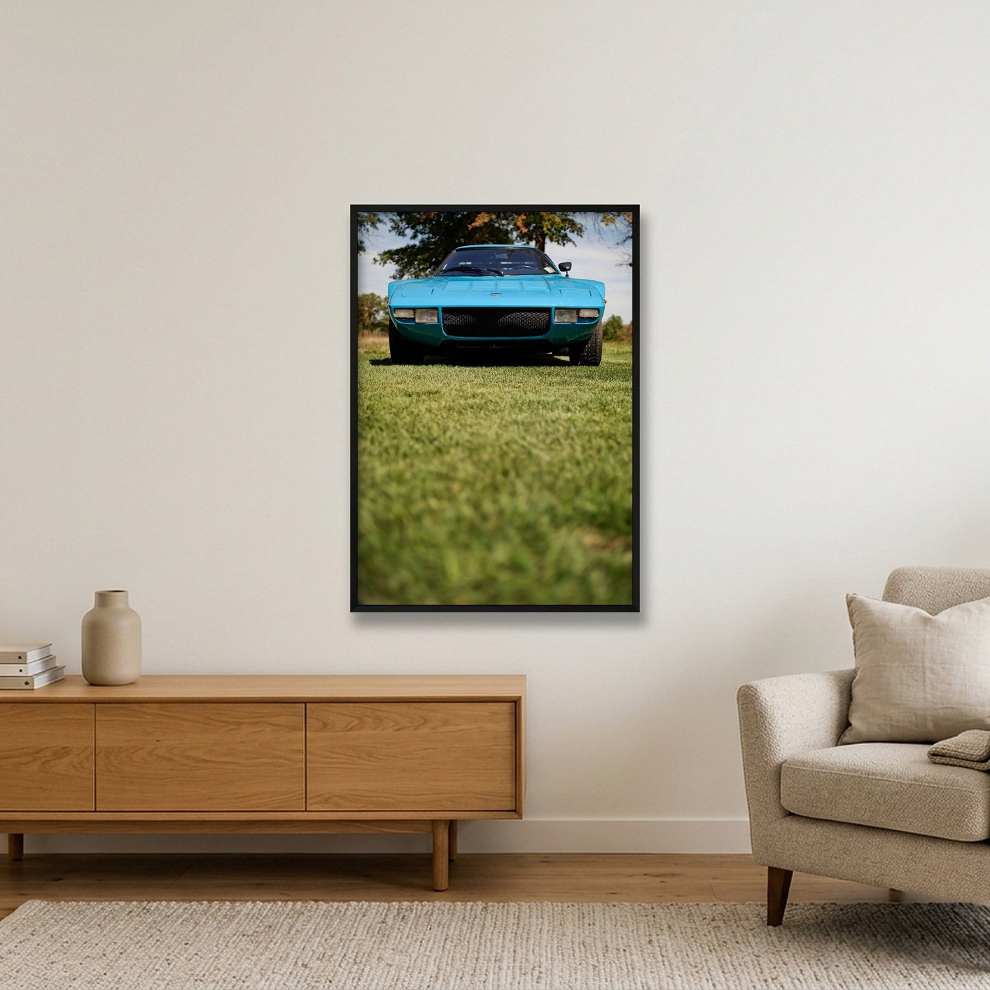 Stratos — 70×100cm, 28×39" Black Frame